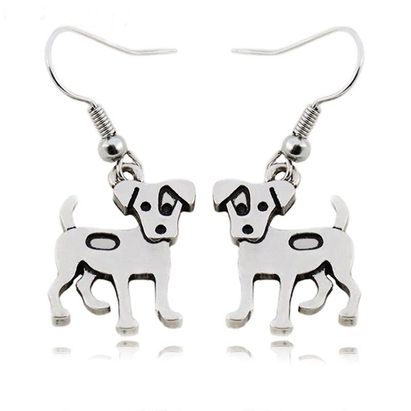Boucle d'oreille smooth fox terrier 