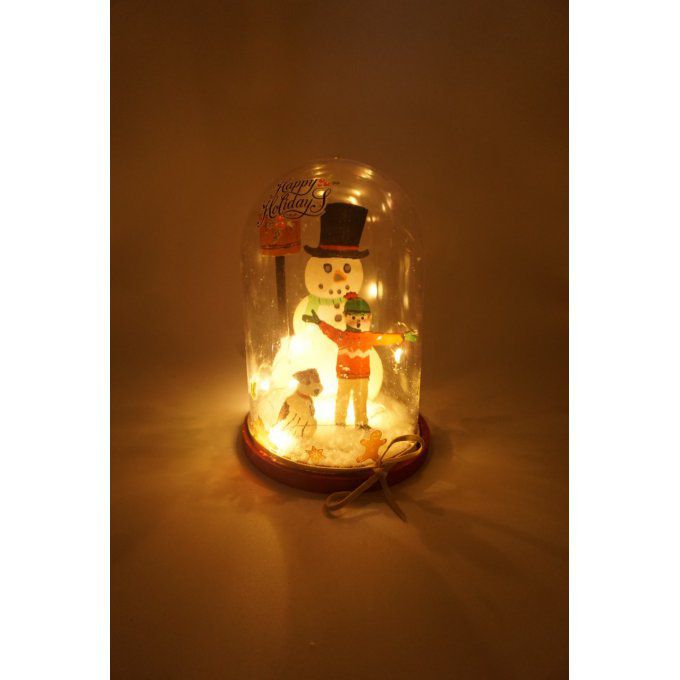 cloche de Noel  lumineuse