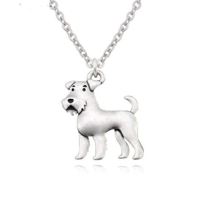 Pendentif avec chaine Fox Terrier 