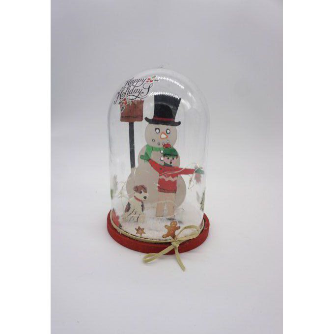 cloche de Noel  lumineuse